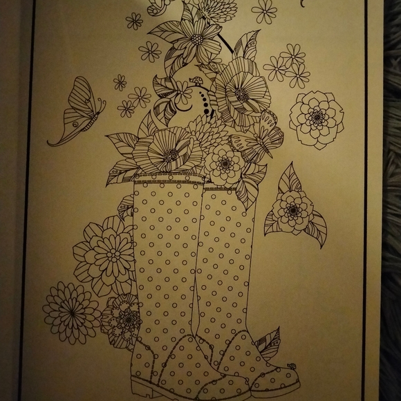 Adult coloring book - Picture 4 of 8